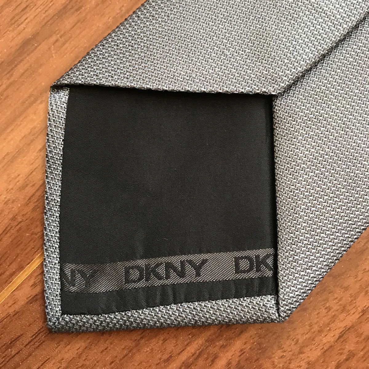 DKNY ディーケーエヌワイ ネクタイ グレー_画像5