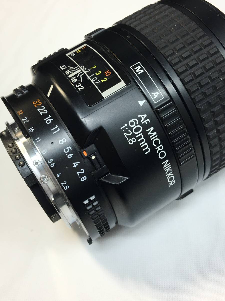 y2387　Nikon AF MICRO NIKKOR 60mm 1:2.8 ニコン カメラレンズ ブラック 一眼カメラ用レンズ_画像6