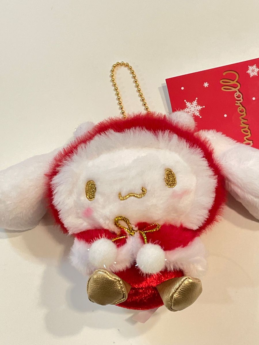 シナモン シナモロール クリスマス マスコットホルダー サンリオ シナモン シナモロール クリスマス マスコットホルダー サンリオ
