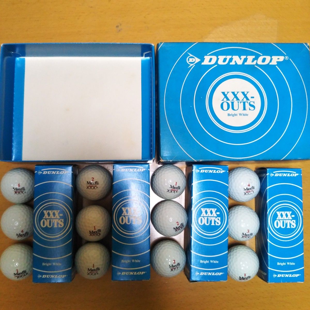 ダンロップ　ゴルフボール　ビンテージ　アンティーク　ゴルフコレクター　ゴルフファンのコレクション　未使用品も経年劣化あり