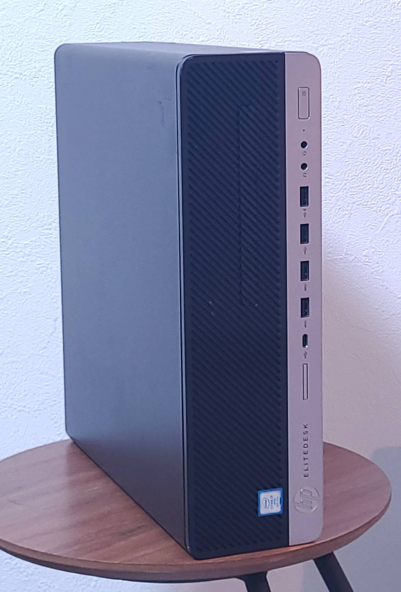 超高速！HP EliteDesk 800G4 intel Core i7 8700 、M.2 NVMe SSD 512GB + HDD 1TB 、メモリ 32GB 、Windows11 、即使用可能_画像1