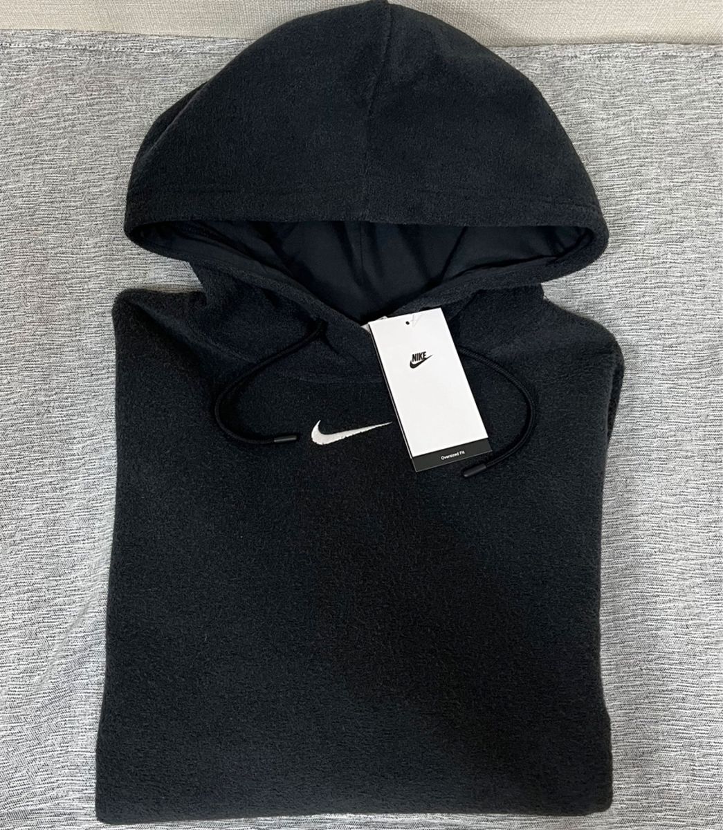 【新品タグ付】ナイキ NIKE NSW エッセンシャル プラッシュ パーカー M ブラック 正規品