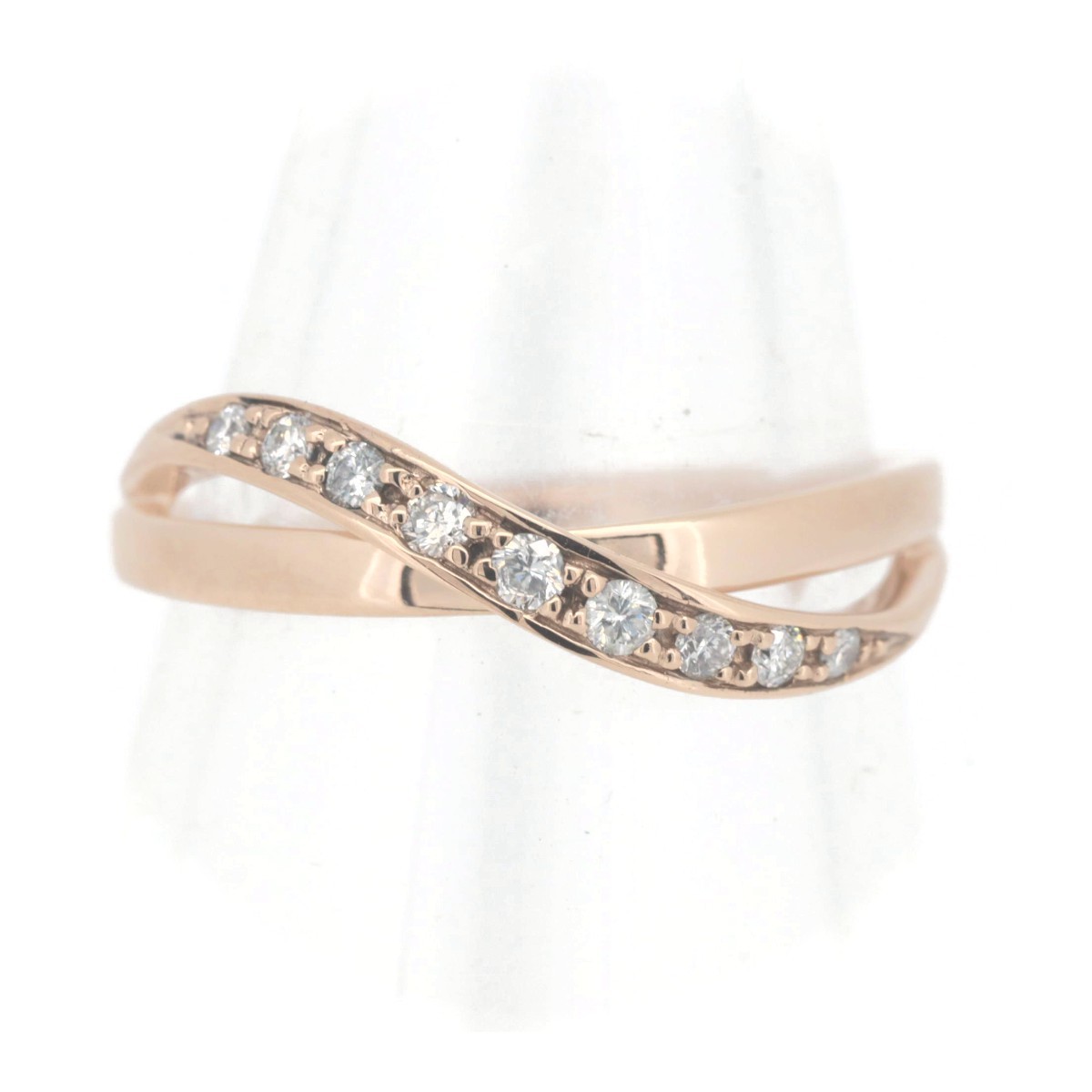 yondosi- diamond ring ring 10 number K18PG(18 gold pink gold ) pawnshop exhibition 