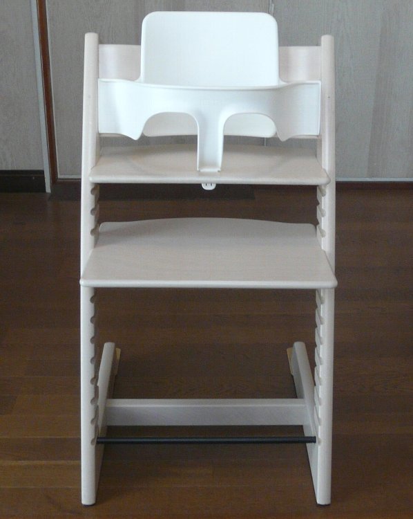 新生児～●STOKKE 木製椅子★ストッケ トリップトラップ S/N：4～★ニューボーンセット＆ベビーセット付 おまけハーネス◎得々4セット◎_画像5