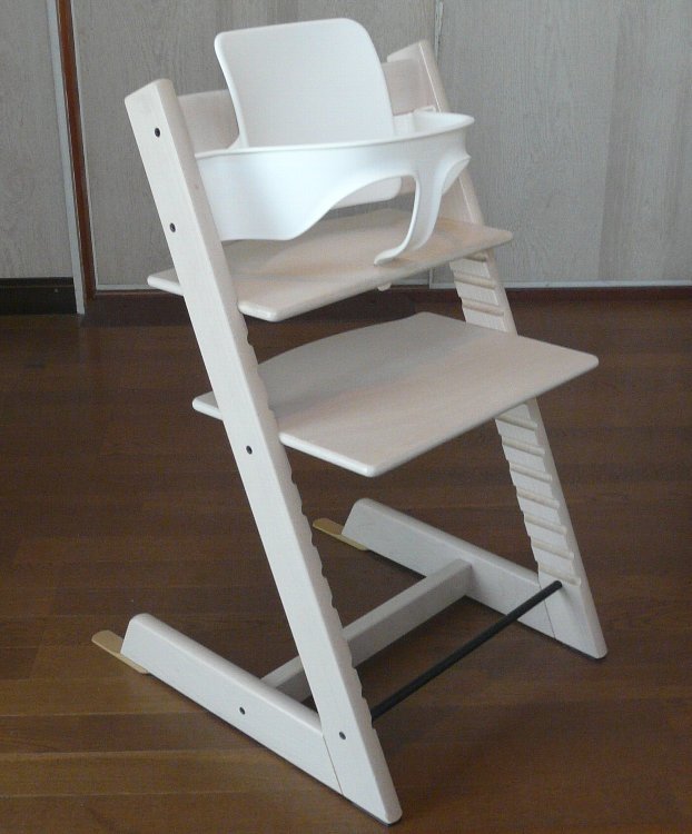 新生児～●STOKKE 木製椅子★ストッケ トリップトラップ S/N：4～★ニューボーンセット＆ベビーセット付 おまけハーネス◎得々4セット◎_画像6