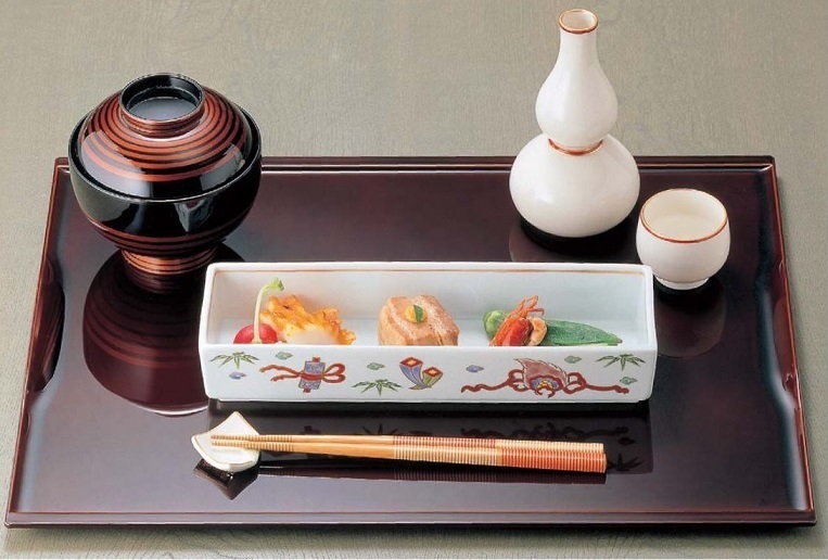 ☆業務用漆器古都懐石盆溜SH塗尺3(約396X303mm)5枚 ☆業務用漆器古都懐石盆溜SH塗尺3(約396X303mm)5枚