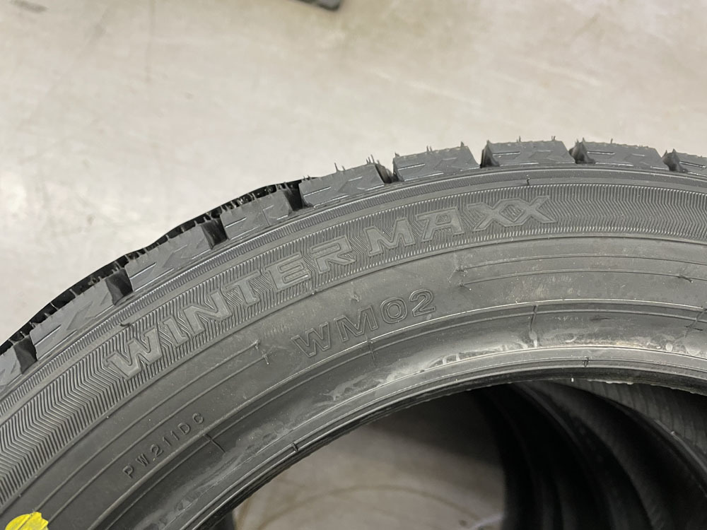 新品 DUNLOP WINTER MAXX 02 2023年製（22週）165/55R15 75Q スタッドレスタイヤ 15インチ 4本 ダンロップ ウィンターマックス 札幌市_画像4