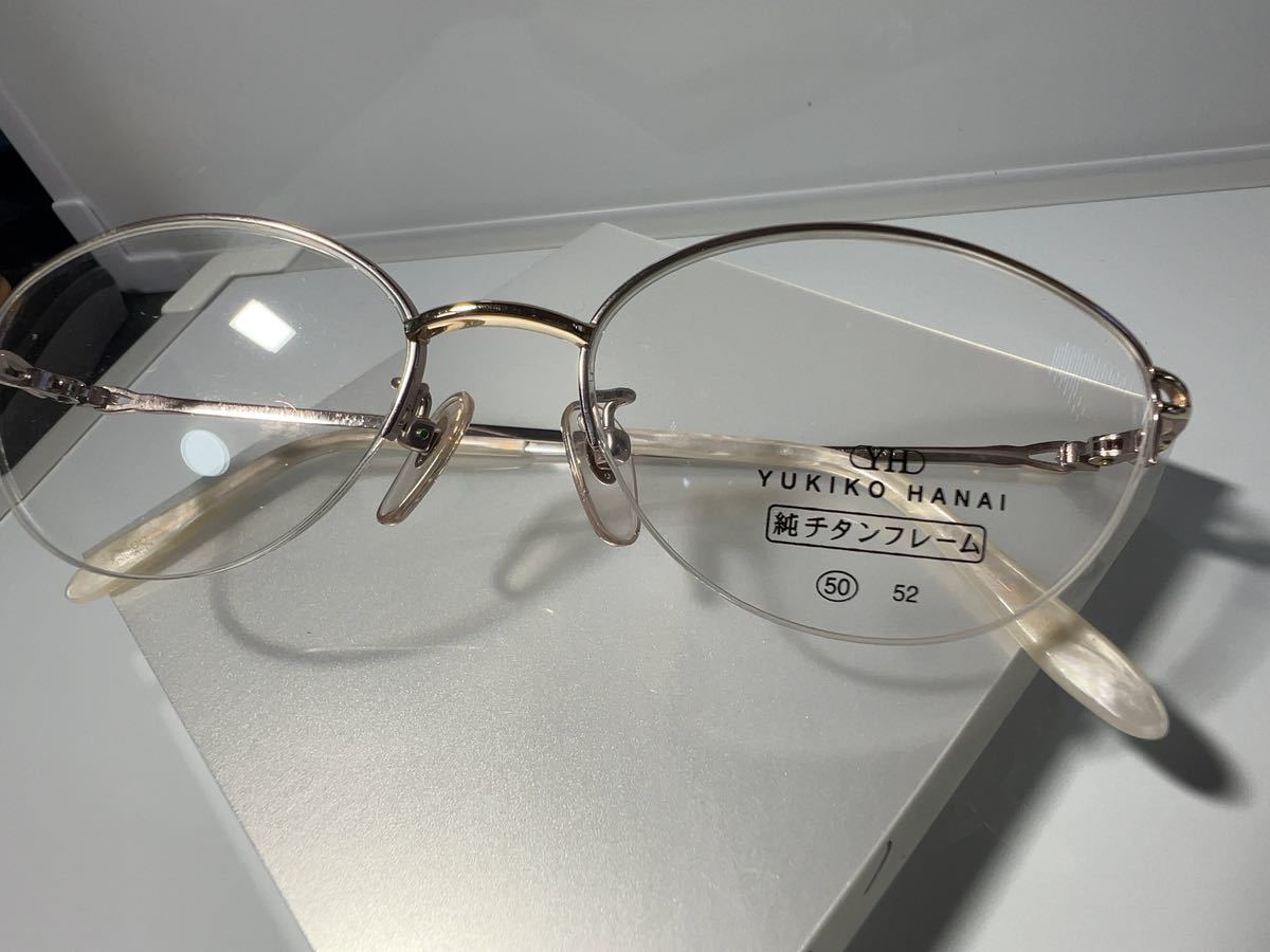 「メガネ店閉店処分品」YUKIKO HANAI 高級メガネフレーム　KSMM-004_画像9
