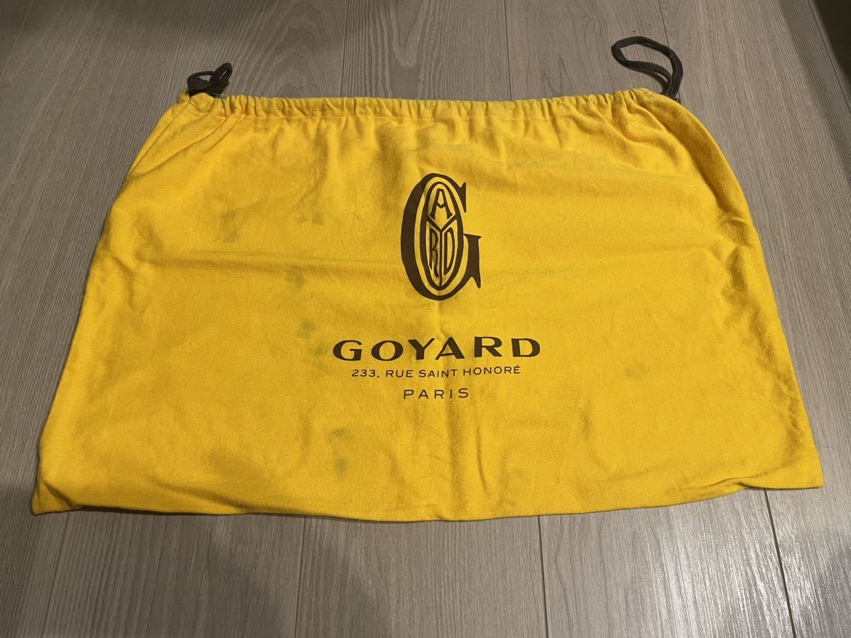 持ち手 新品 交換済 正規店購入 美品 サンルイ PM GOYARD 白 ゴヤール トートバッグ ショルダーバッグ バッグ A4 収納可 ホワイト 中古_画像9