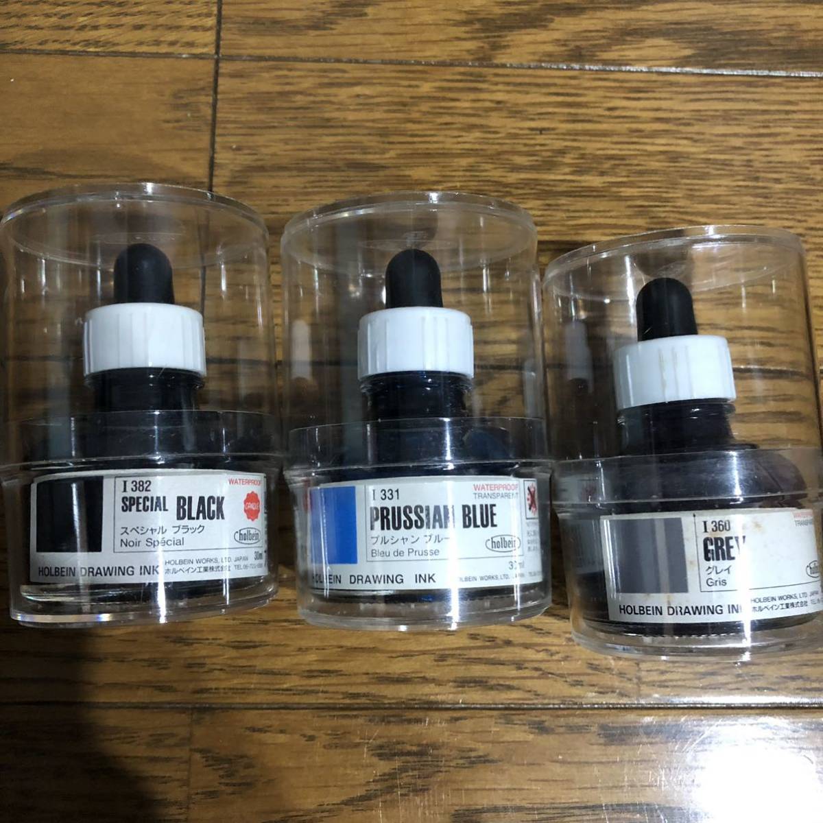 カラーインク【12個セット】 Winsor&Newton ウィンザー＆ニュートン Holbein Drawing Ink ホルベイン Dr.Ph.Martin's ドクターマーチン_画像5