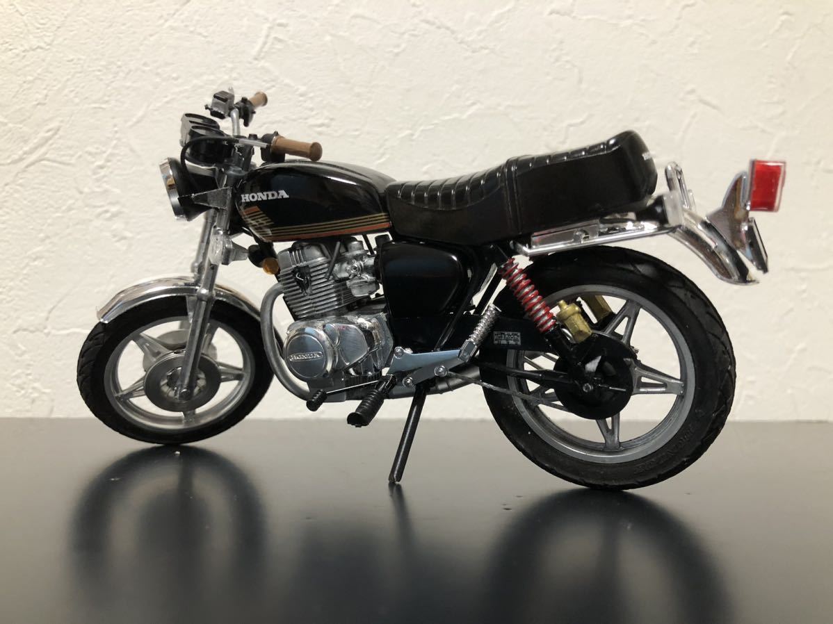 CB400 hawkⅡ ホーク2 バブ　HONDA 1/12 バイク　オートバイ　旧単車　完成品　ホンダ アオシマ　タミヤ_画像5