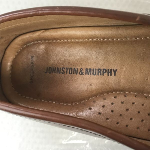 ジョンストン＆マーフィー/JOHNSTON＆MURPHY☆シープスキン/羊革/マッケイ製法/タッセルローファー【9.5M/27.0-27.5/茶/BROWN】◇bJ-63_画像10