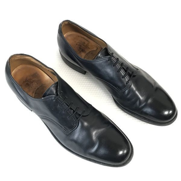 60a-70s?USA/Vintage☆フローシャイム/FLORSHEIM☆本革/グッドイヤー製法/プレーントゥ【11B/27.5-28.0/黒/BLACK】ビジネス〇bA-70