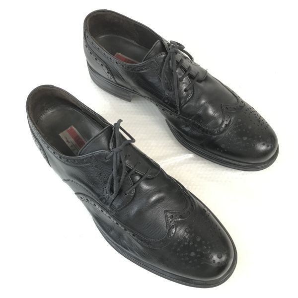 ドイツ製☆ロイド/Lloyd☆快適ラバーソール/本革/ウイングチップ【9.5/28.0/黒/BLACK】ビジネス/dress shoes◇bJ-55