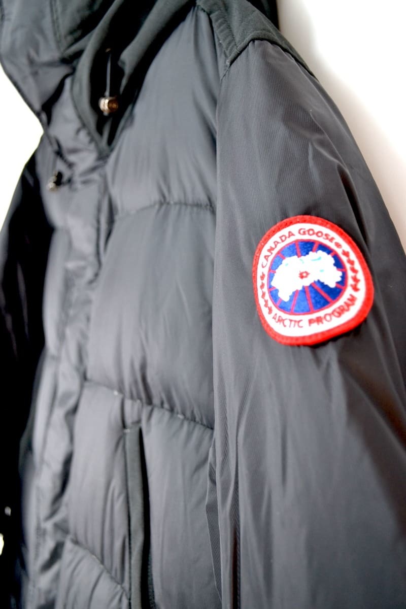 中古 CANADA GOOSE カナダグース 3206M SILVERTHORNE PARKA シルバーソーン パーカー メンズ ダウンコート ブラック サイズ L/G_画像4