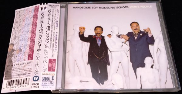 Handsome Boy Modeling School/ White People★国内帯・和訳(+1曲) Prince Paul Dan中村 Del RZA EL-P De La Soul Rob Swift Q-Bert 盤キズ_画像1