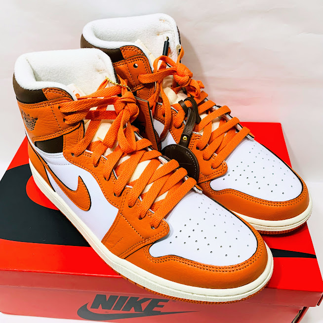 1円～ 未使用 NIKE WMNS AIR JORDAN1 RETRO HI OG Starfish DO9369-101