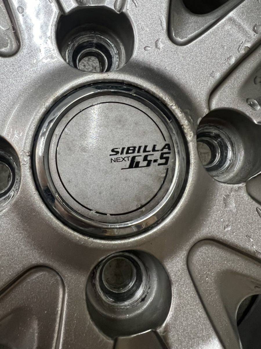 社外アルミホイール 15インチ　15×4.5+45 軽自動車用　トピーSIBILLA NEXT GS-5 PCD100 4穴 冬用アルミに　格安スタート_画像6