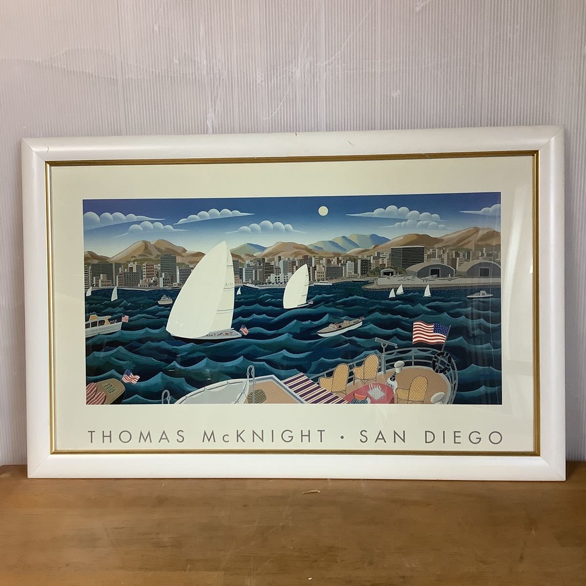 THOMAS McKNIGHT SAN DIEGO 風景画 トーマスマックナイト サンディエゴ アートポスター 380×590mm Y-295_画像1