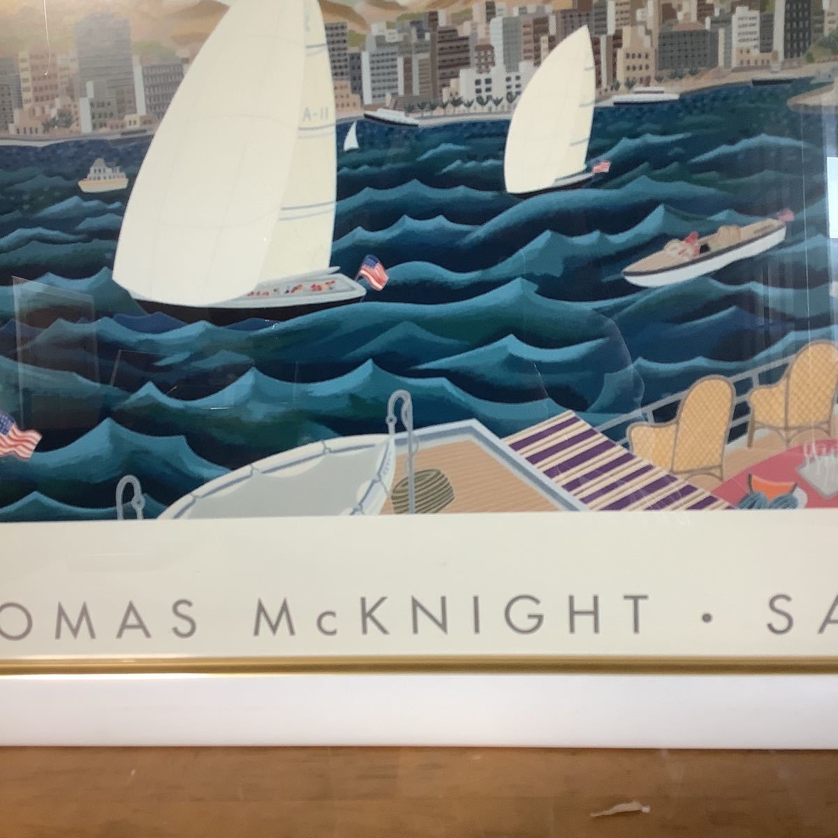 THOMAS McKNIGHT SAN DIEGO 風景画 トーマスマックナイト サンディエゴ アートポスター 380×590mm Y-295_画像5