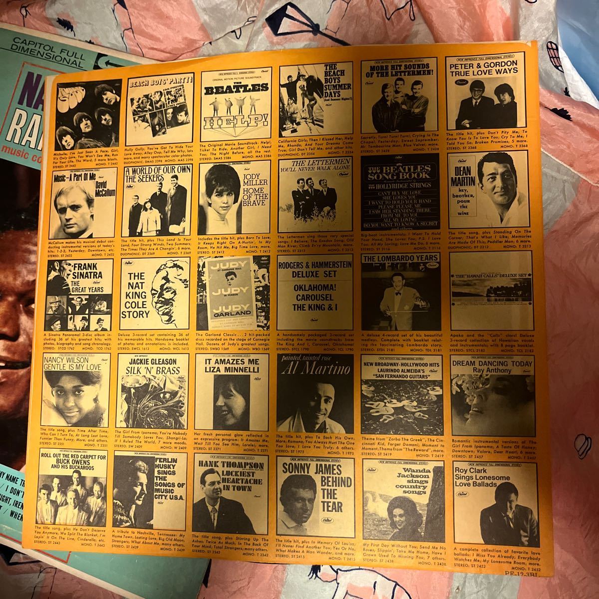 1962年作品 ナッツ・キング・コール　お値打ち盤　綺麗傑作最高盤　ヴィンテージレコード　ramblin'rose オールドレコード_画像4