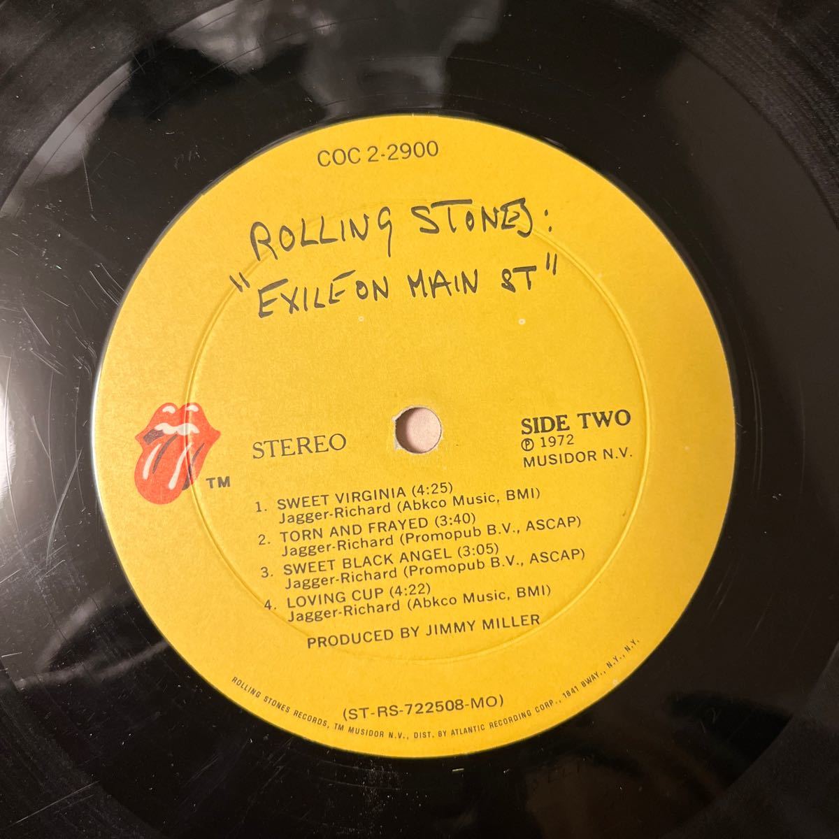 1972年作品 ローリング・ストーンズ　EXILEON・ON・MAIN・STお値打ち盤　綺麗傑作最高盤　二枚組ヴィンテージレコード　オールド_画像10