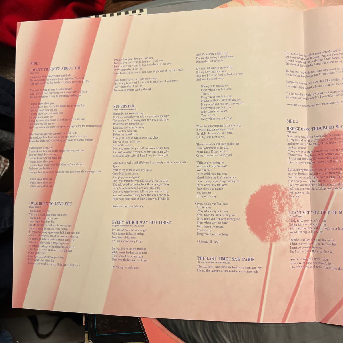 1986年作品サリナ・ジョーンズ　送料無料　アイウォントトゥノウアバウト・ユー　お値打ち品　綺麗傑作最高品　ヴィンテージレコード_画像8