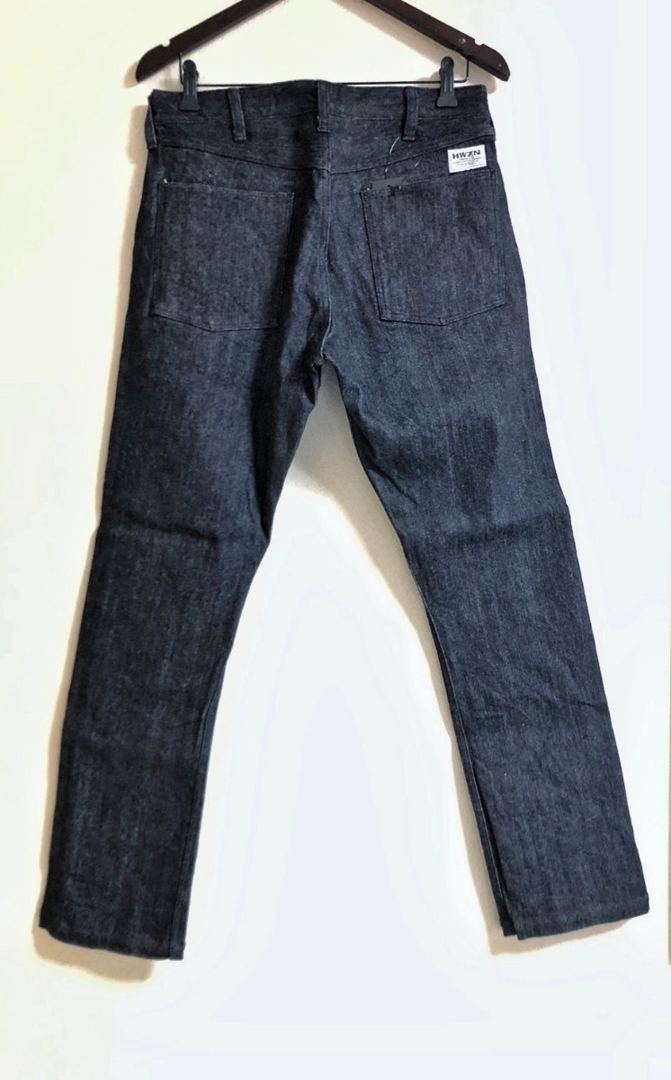 極上ストレッチ●HWZNBROSS Fully Stretch II Indigo Work Pants ハウゼンブロス インディゴ デニム ストレッチ ワークパンツ 新品 Ｍ