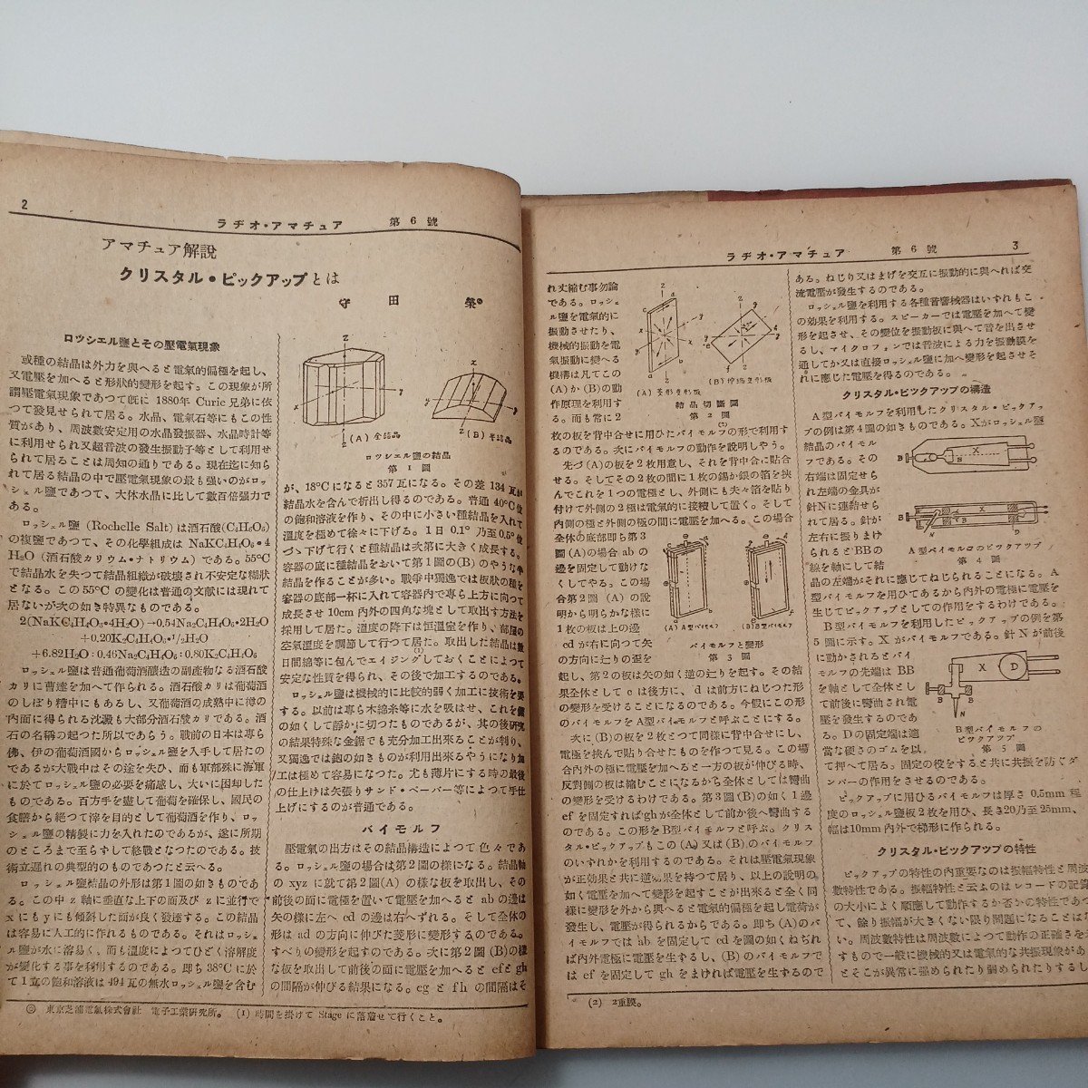 zaa-527♪月刊無線雑誌【ラヂオアマチュア 】特集;我国受信用真空管の歴史　1948年5月号 科学出版社 当時物 希少本