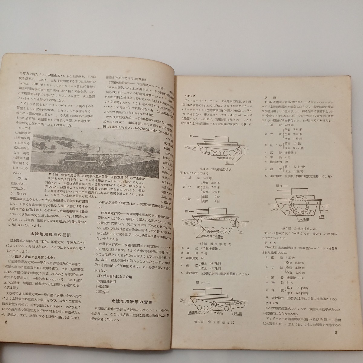 zaa-528♪図解科学　昭和19年12月号　水陸両用戦車/各国最近の真空管/空気機械　1944/12/1 　朝日新聞社_画像3