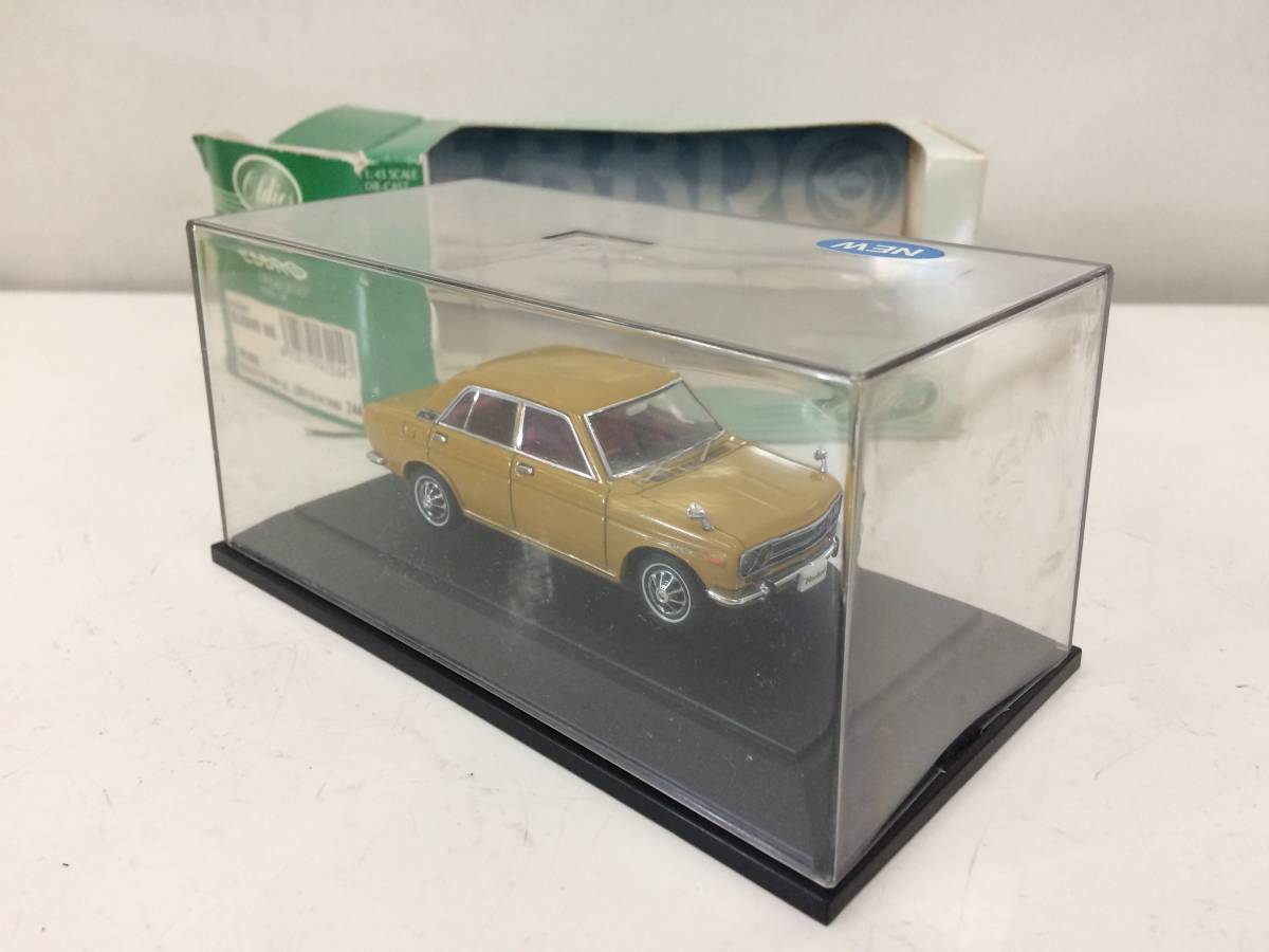 D-③【EBBRO】NISSAN BLUEBIRD SSS One of 2976 pcs BROWN エブロ 日産ブルーバード ブラウン【1/43scale】_画像9