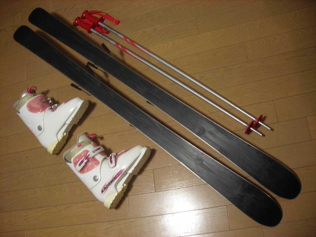 カービングスキー セット★板 NISHIZAWA 150cm・ブーツ KAZAMA 25.5cm★USED_画像6