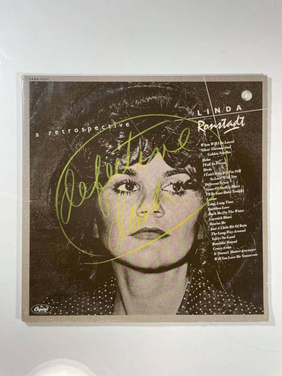 02745 【直輸入盤(pán)】 LINDA RONSTADT/A RETROSPECTIVE　※致命的な歪みがあります。