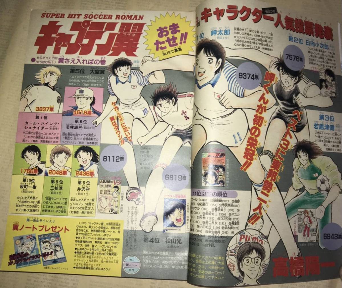 〜1986年週刊少年ジャンプ26号〜ドラゴンボール 聖闘士星矢 北斗の拳 キャプテン翼 キン肉マン シティーハンター 鳥山明 車田正美 原哲夫_画像2