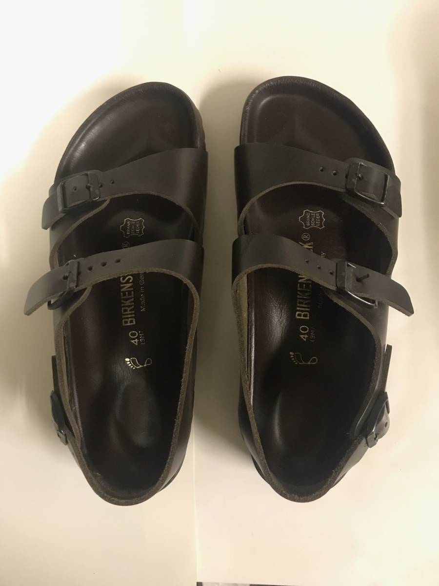 ビルケンシュトック BIRKENSTOCK Tradition seit 1774 サンダル UK7 26cm 濃茶_画像1