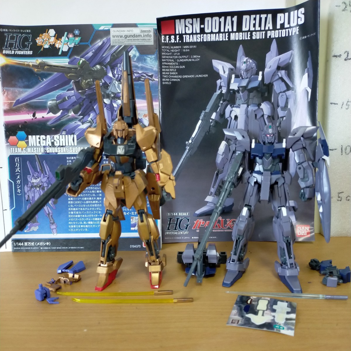 HGUC 1/144 デルタプラス 百万式 メガシキ デルタガンダムカラー HGUC 1/144 デルタプラス 百万式 メガシキ デルタガンダムカラー