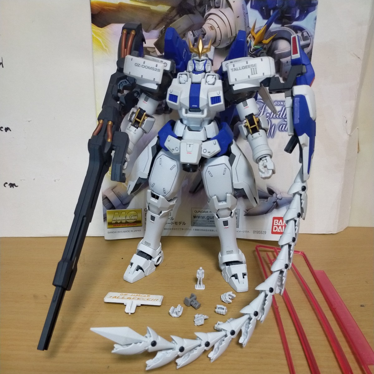 MG 1/100 トールギス ⅲ Ⅲ EW版 ver.ka プレバン 限定 塗装 完成品 ウイング ガンダム ゼロカスタム フィギュア ジャンク ガンプラ HG RG_プレバン限定MG1/100トールギスⅢEW完成品