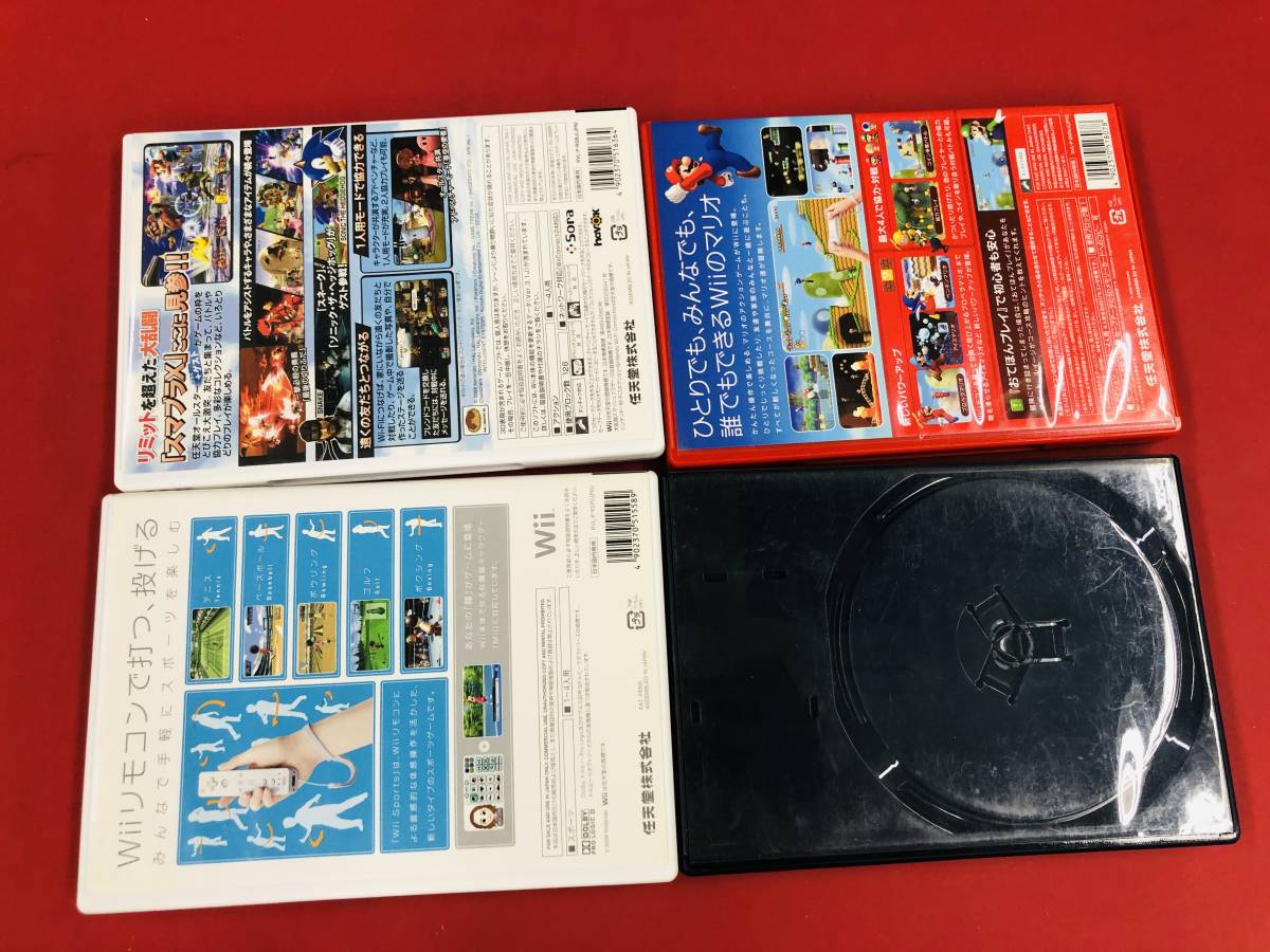 大乱闘スマッシュブラザーズX マリオカート Wii sports ニュー スーパーマリオブラザーズ 即落札！！ 4本 セット_画像2