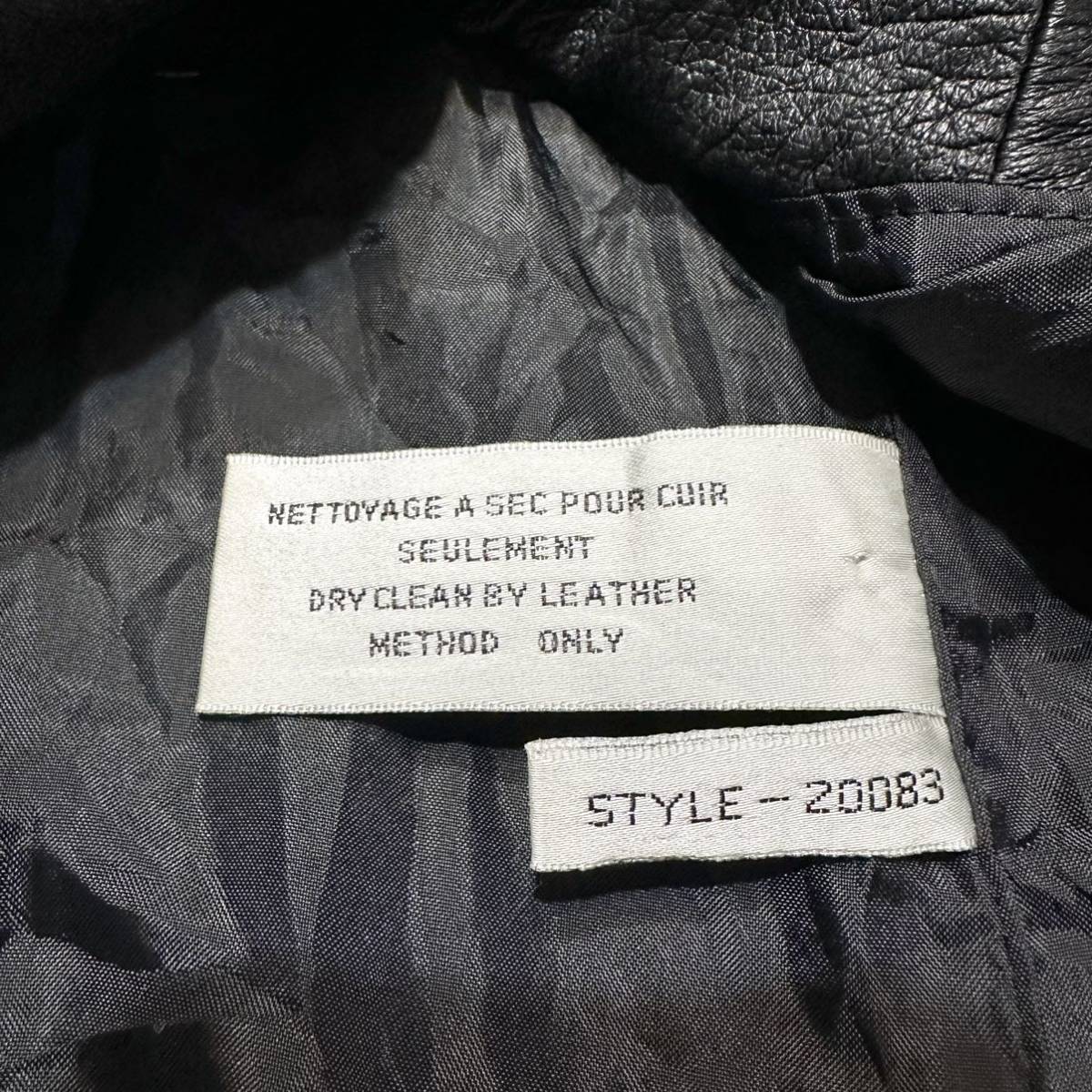 90s RTG COLLECTIONS シープスキン レザージャケット ボタン 黒 ブラック L M vintage ヴィンテージ ビンテージ USA カーコート 革ジャン