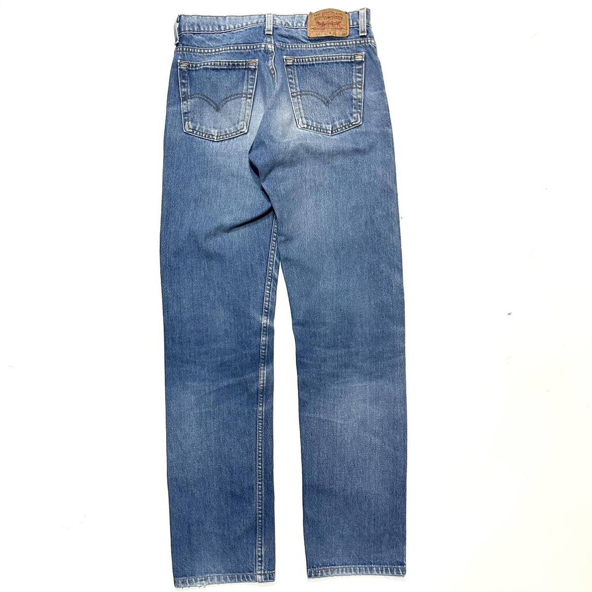 90s Levi's リーバイス デニム テーパード 505 W31 USA製 vintage ヴィンテージ ビンテージ ジーンズ ストレート / bigE 赤耳 XX