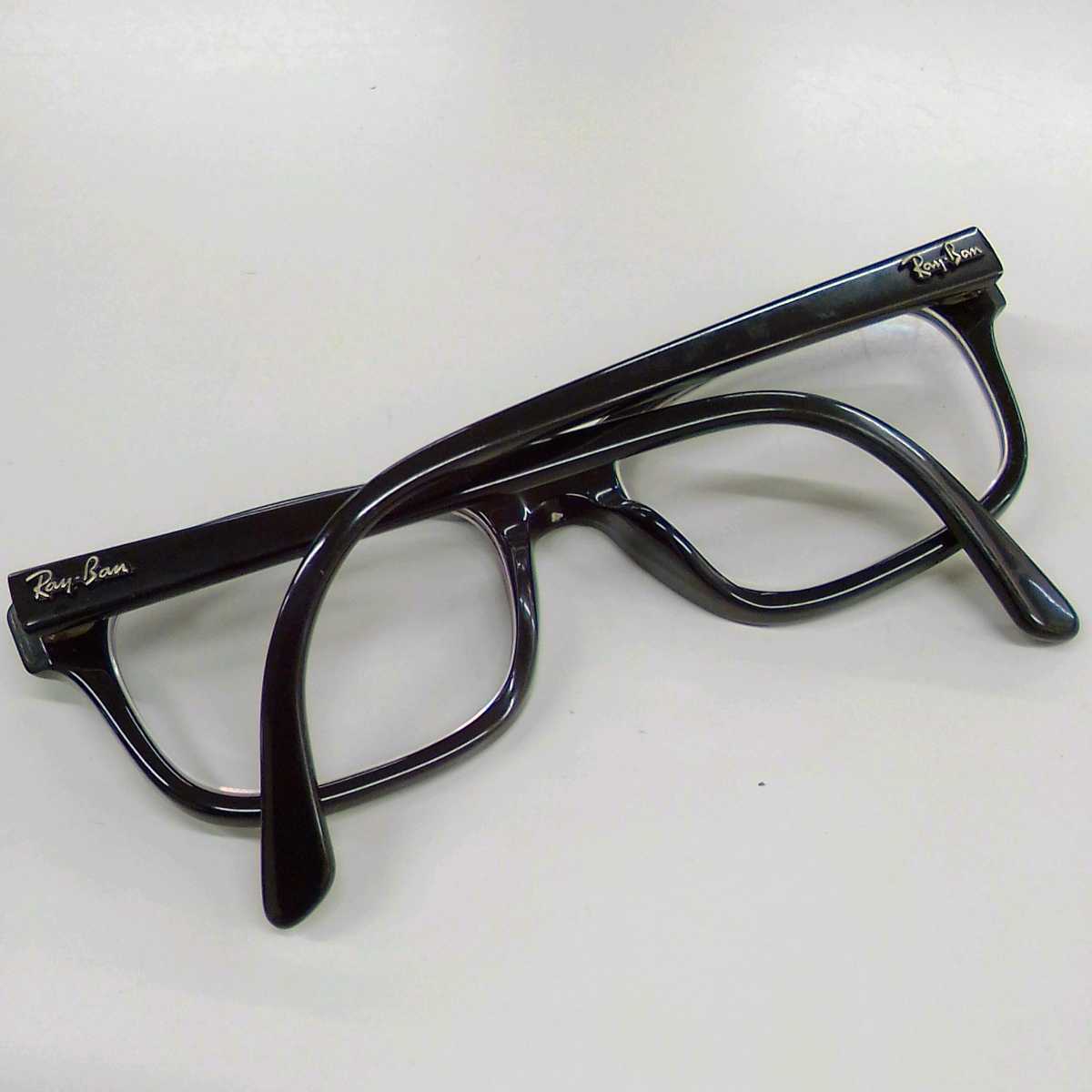 ●サ3911S◎Ray-Ban　メガネ　眼鏡　RB　5383F　2000　54ロ19　150　フレーム取りなどに◎_画像3