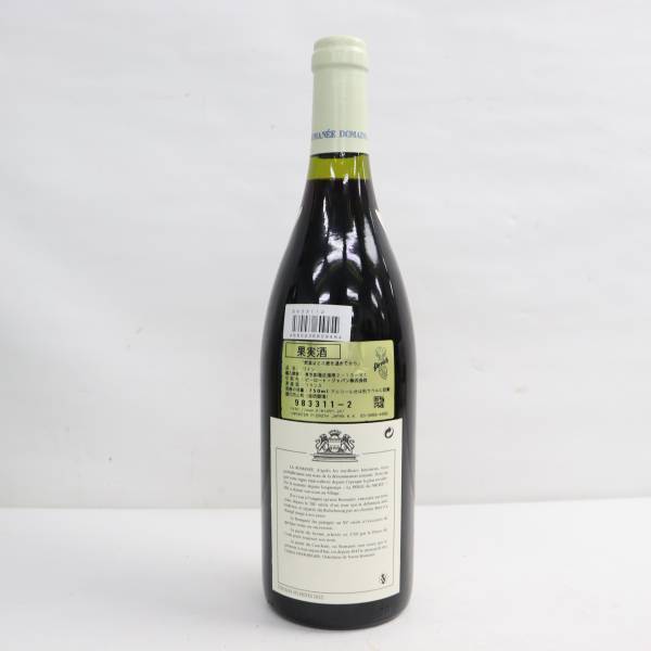 BOUCHARD PERE ＆ FILS（ブシャール ペール エ フィス）ラ ロマネ グランクリュ 2000 13.5％ 750ml E23K090008_画像4