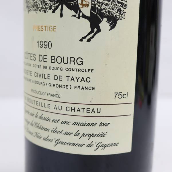 Chateau Tayac（シャトー タイヤック）1990 13％ 750ml X23K150011_画像7