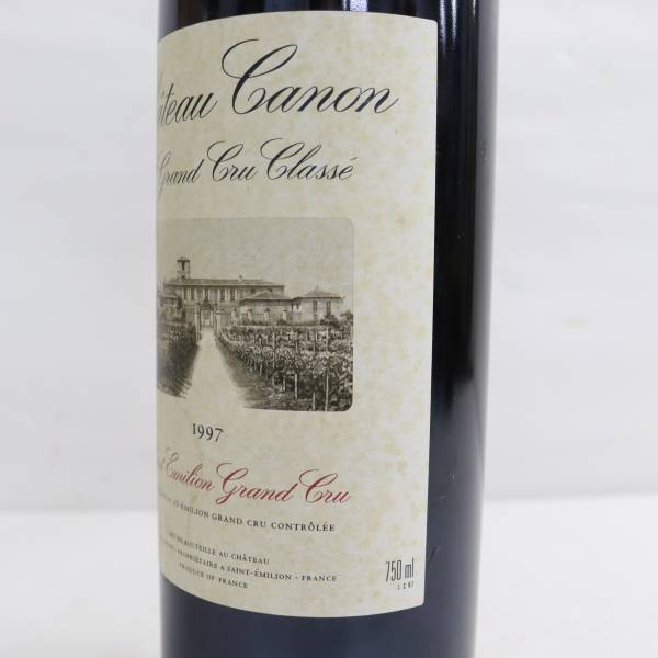 1円~Chateau Canon（シャトー カノン）プルミエ グランクリュ クラッセ 1997 12.5% 750ml M23K210008_画像7