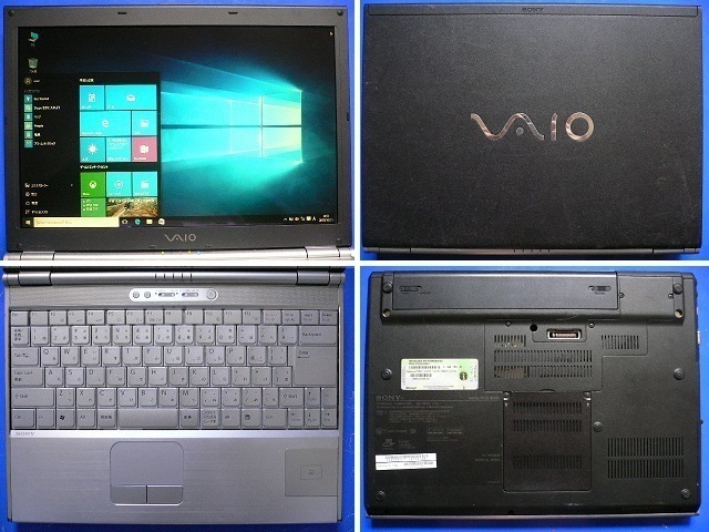 ☆彡 VGN-SZ80PS Core Duo 1.66GHz/2G/120G/13.3.型1,280×800/DVD/Win10+2021_画像3