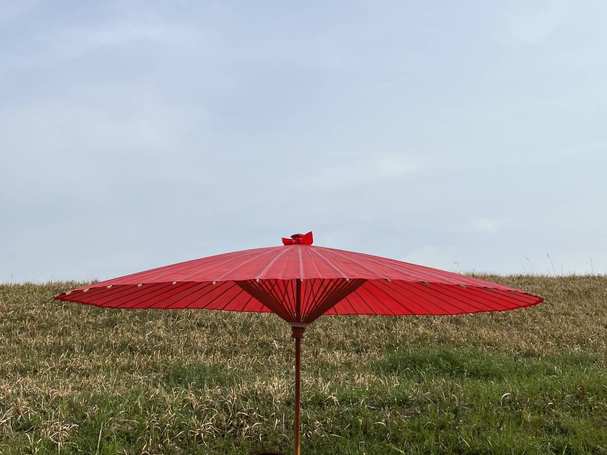売れ筋商品 【野点傘】 直径2ｍ お茶会 茶道具 茶店 大きい傘 かさ 野立て傘 のだてかさ_画像1