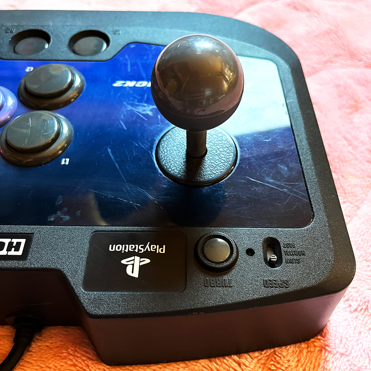 PS2 HORI ファイティングスティック2 PS ジョイスティック 連射 アナログコントローラ 振動 ホリ プレステ PS ONE アケコン pc windows_画像4