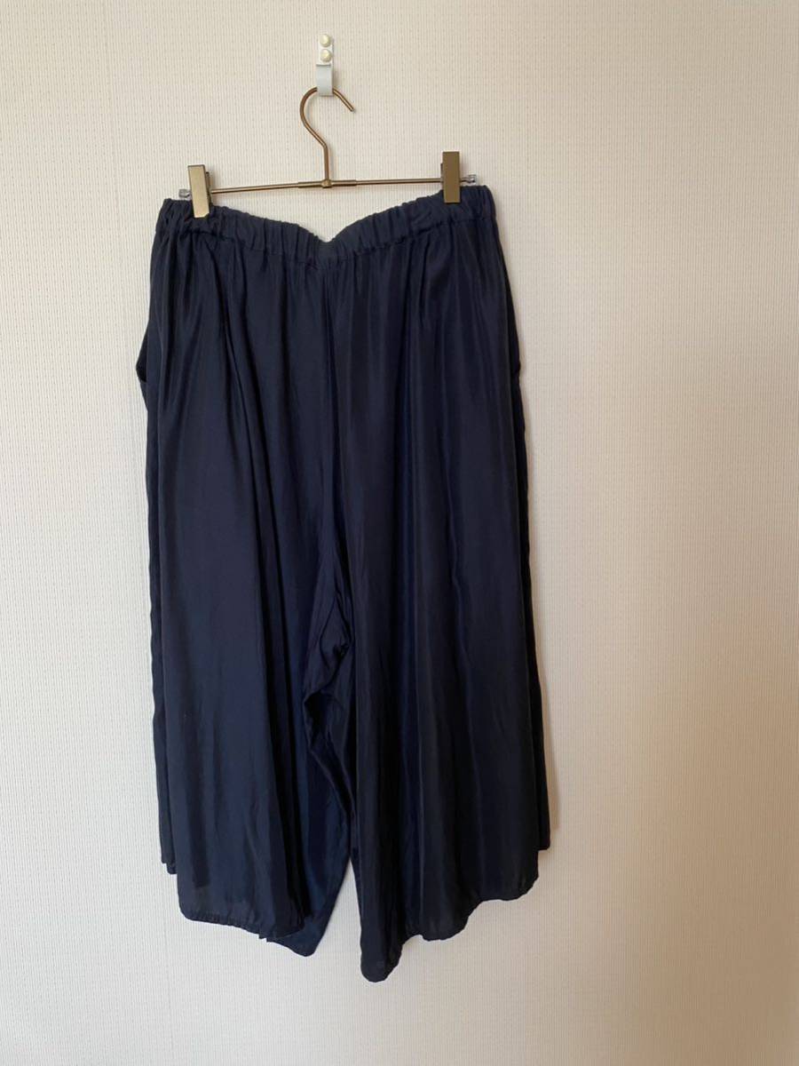  прекрасный товар *zucca Zucca cupra искусственный шелк юбка-брюки * гаучо брюки * темно-синий темно-синий 
