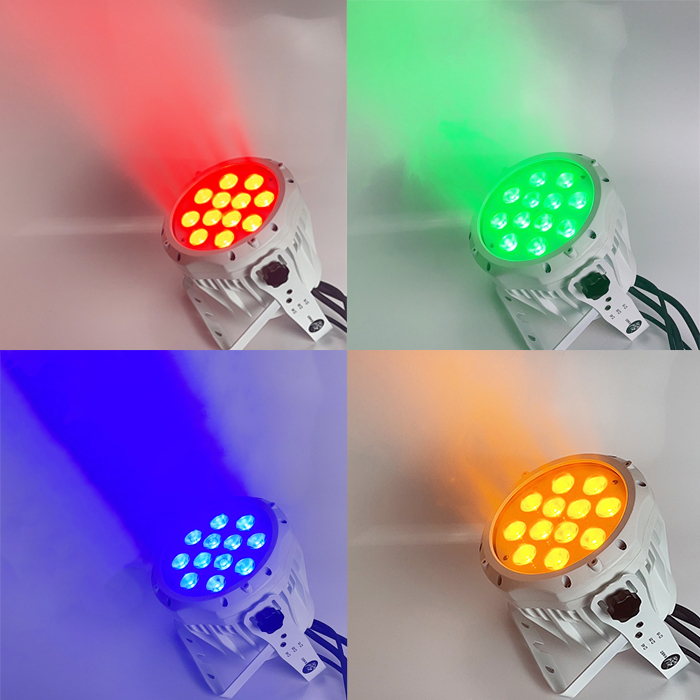  new goods * business use Mai pcs lighting * compact light weight waterproof LED light RGB+A/PAR64/12 light x10W ~4in1/ pearlite production /LED stage light / white body 