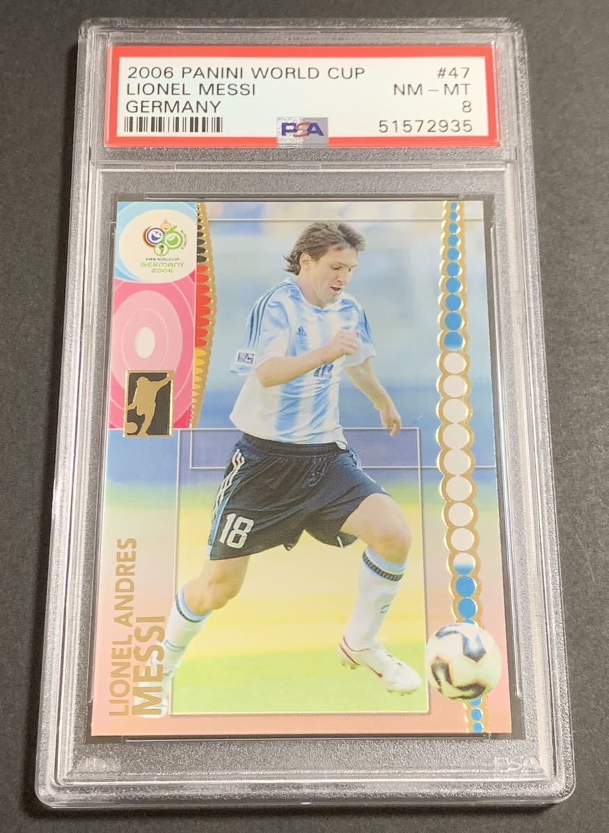 2006 Panini World Cup Germany Lionel Messi 47 PSA 8 Argentina メッシ　アルゼンチン　ワールドカップ　パニーニ